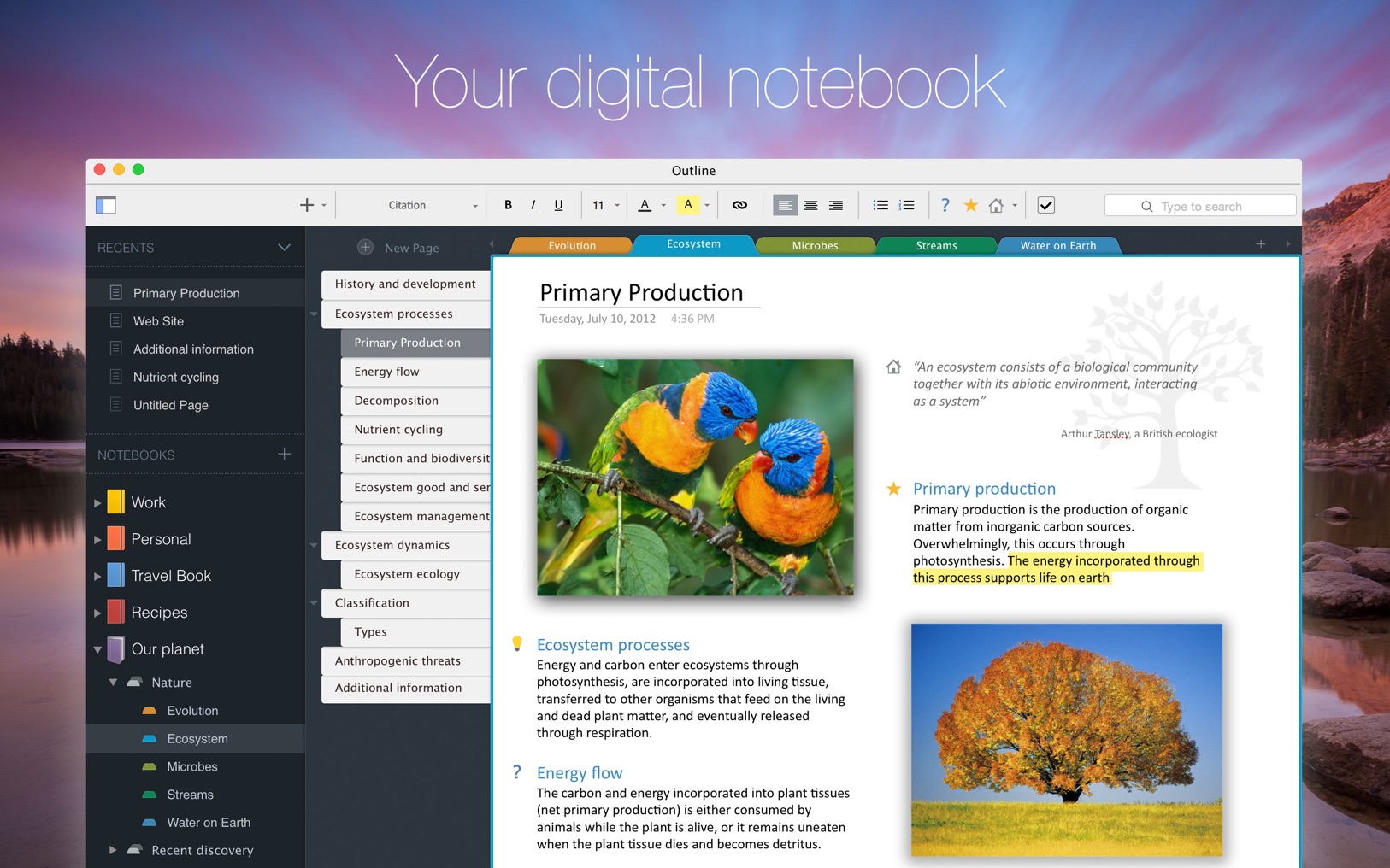 Outline 3.2302.0 screenshot