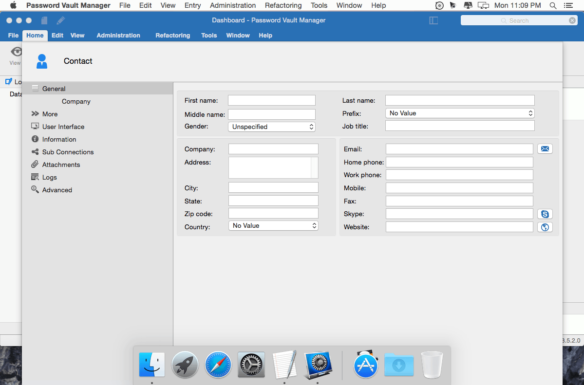 Password Vault Manager 5.2.2 – Centralized. Powerful. Password Management. screenshot