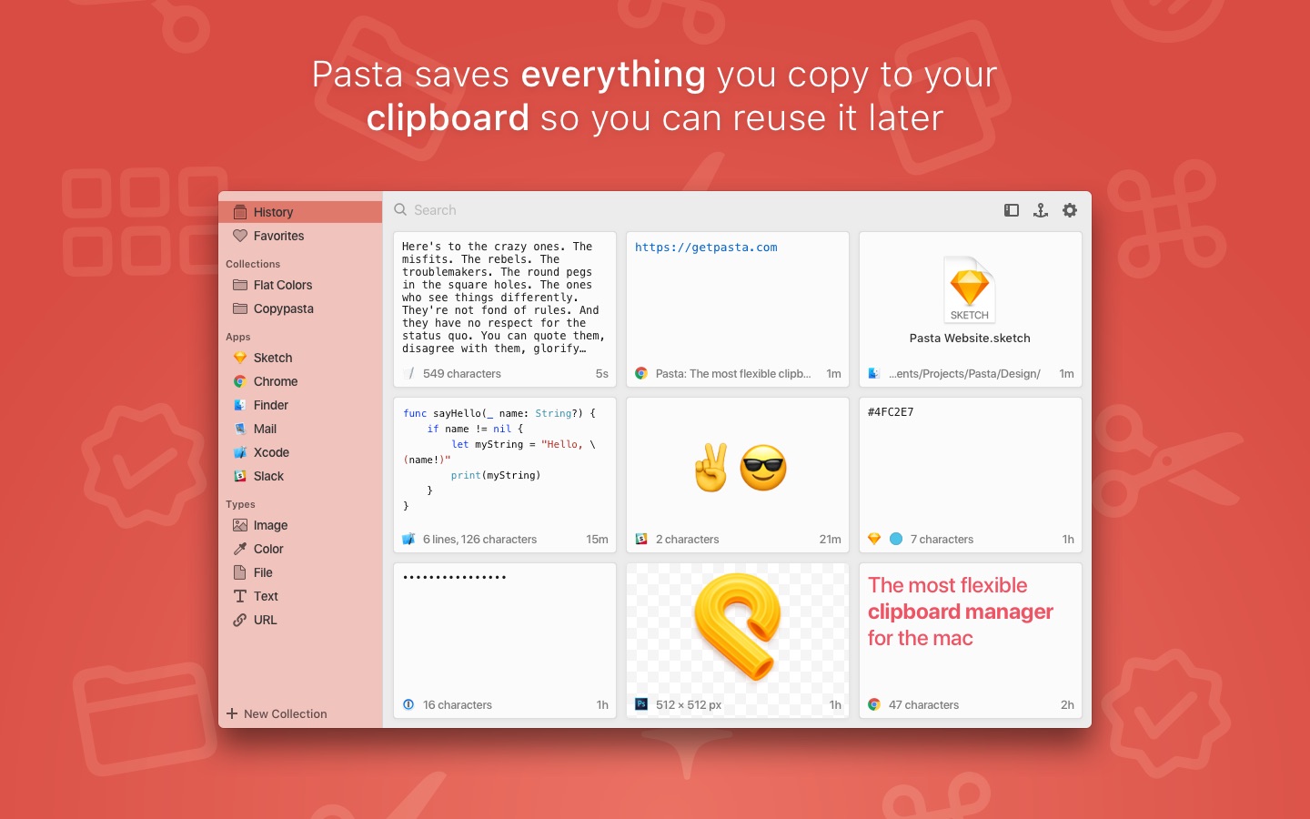 Pasta Pro 1.3.9 screenshot
