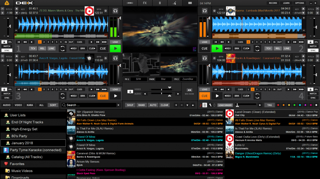 PCDJ DEX Pro 4.0.0 screenshot