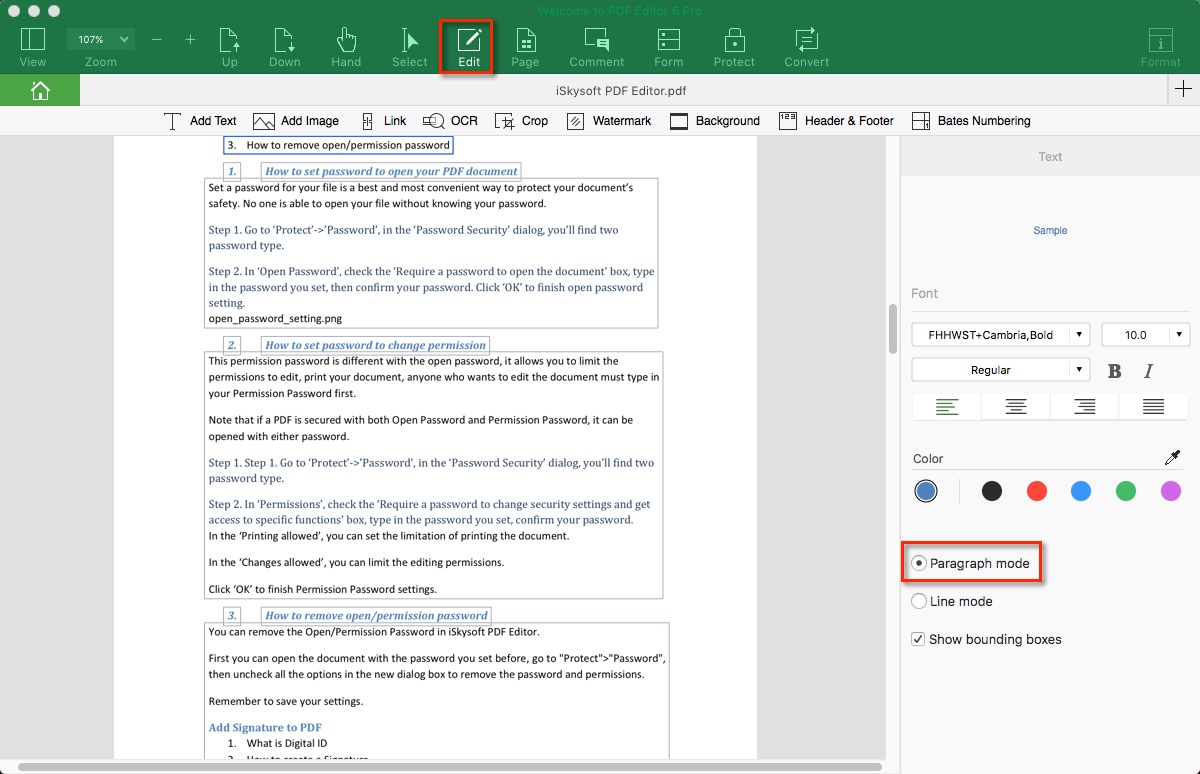 PDF Editor Pro 6.7.11 – View and edit PDF files. screenshot