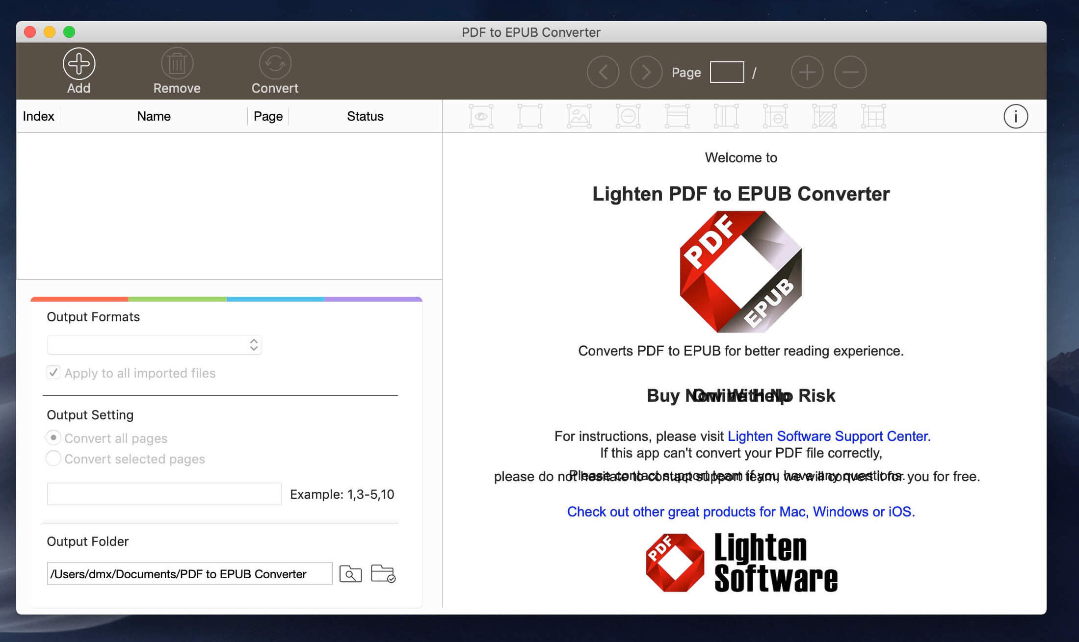 PDF to EPUB Converter 6.2.1 fix screenshot