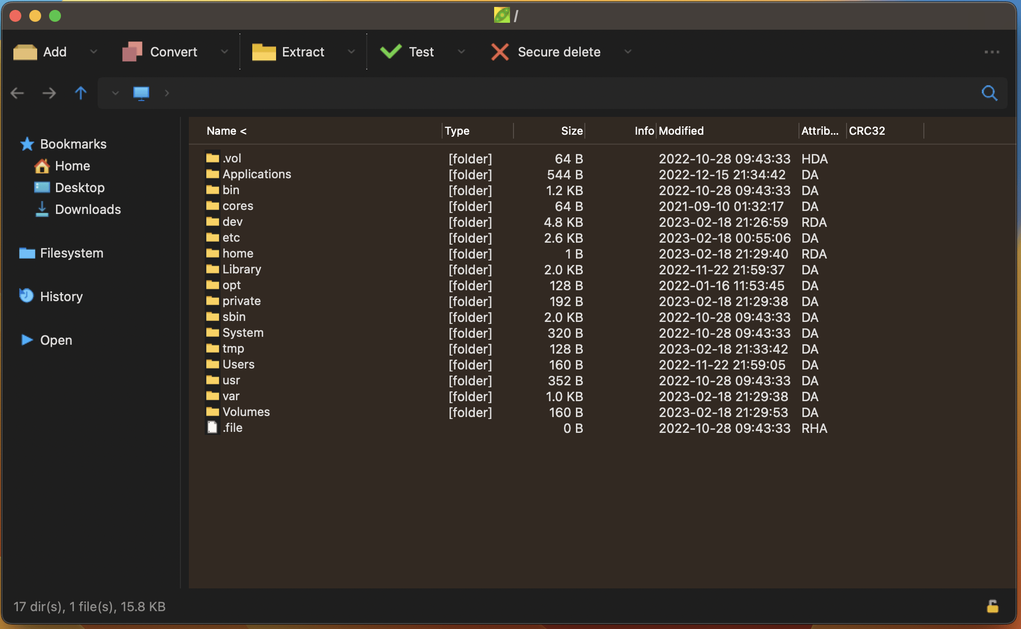 PeaZip 11.0.0 screenshot