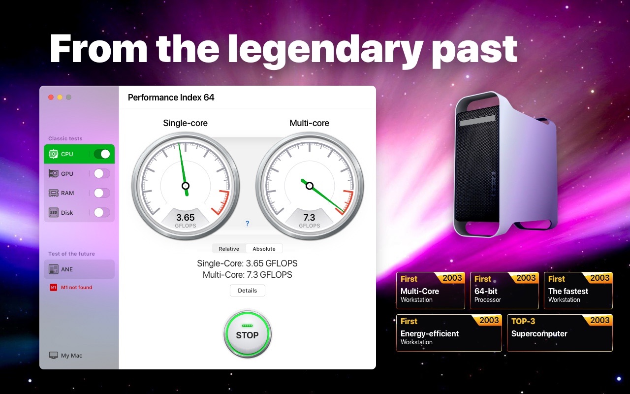Performance Index 64 Pro 4.2.13 screenshot