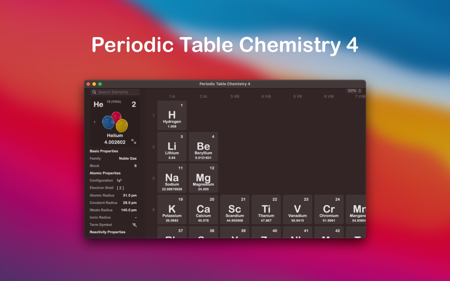 Periodic Table Chemistry 2023M 4.3.3 screenshot