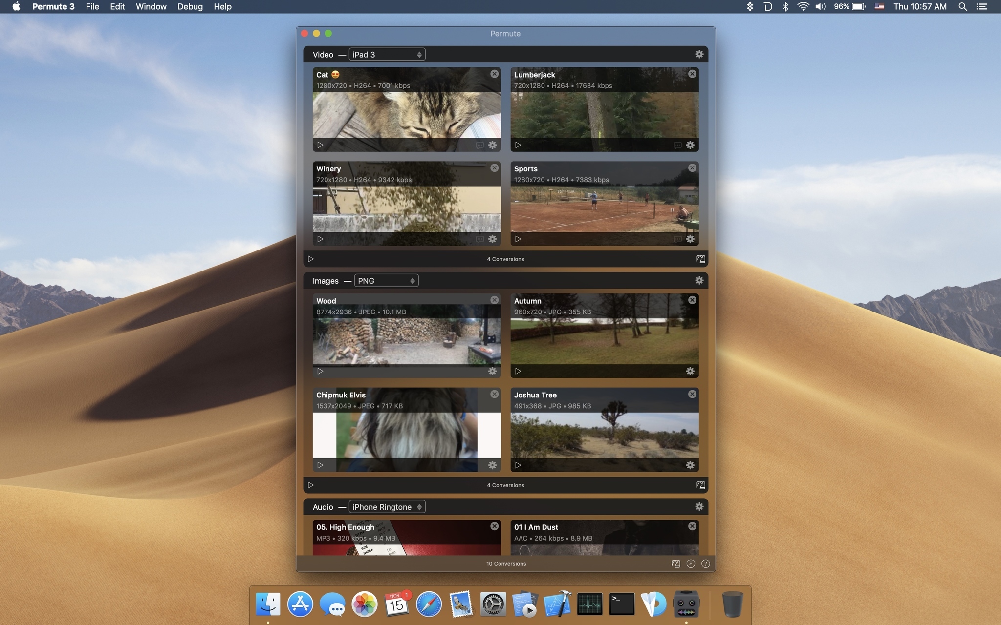 Permute 3.11.13 screenshot