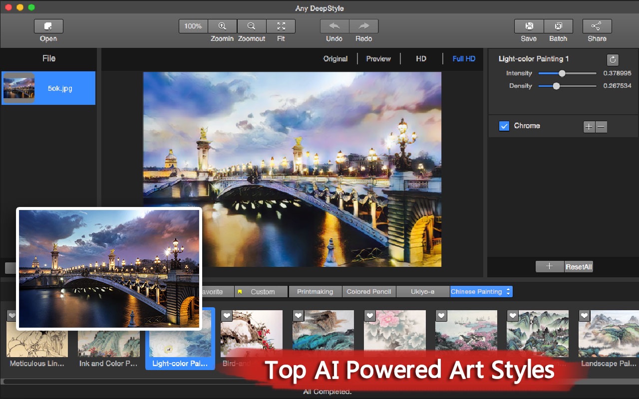 Photo Art Filters – DeepStyle 1.0.2 screenshot