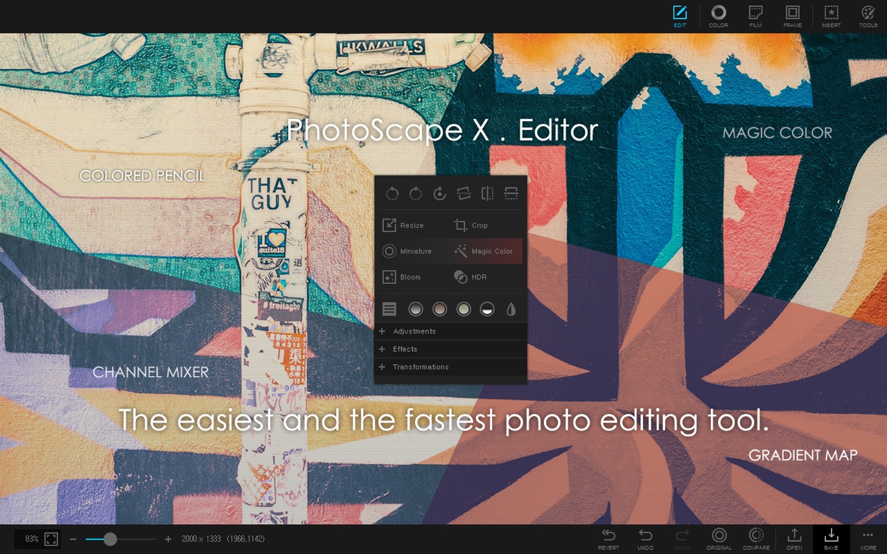 PhotoScape X Pro 2.8.2 – Photo Editor. screenshot