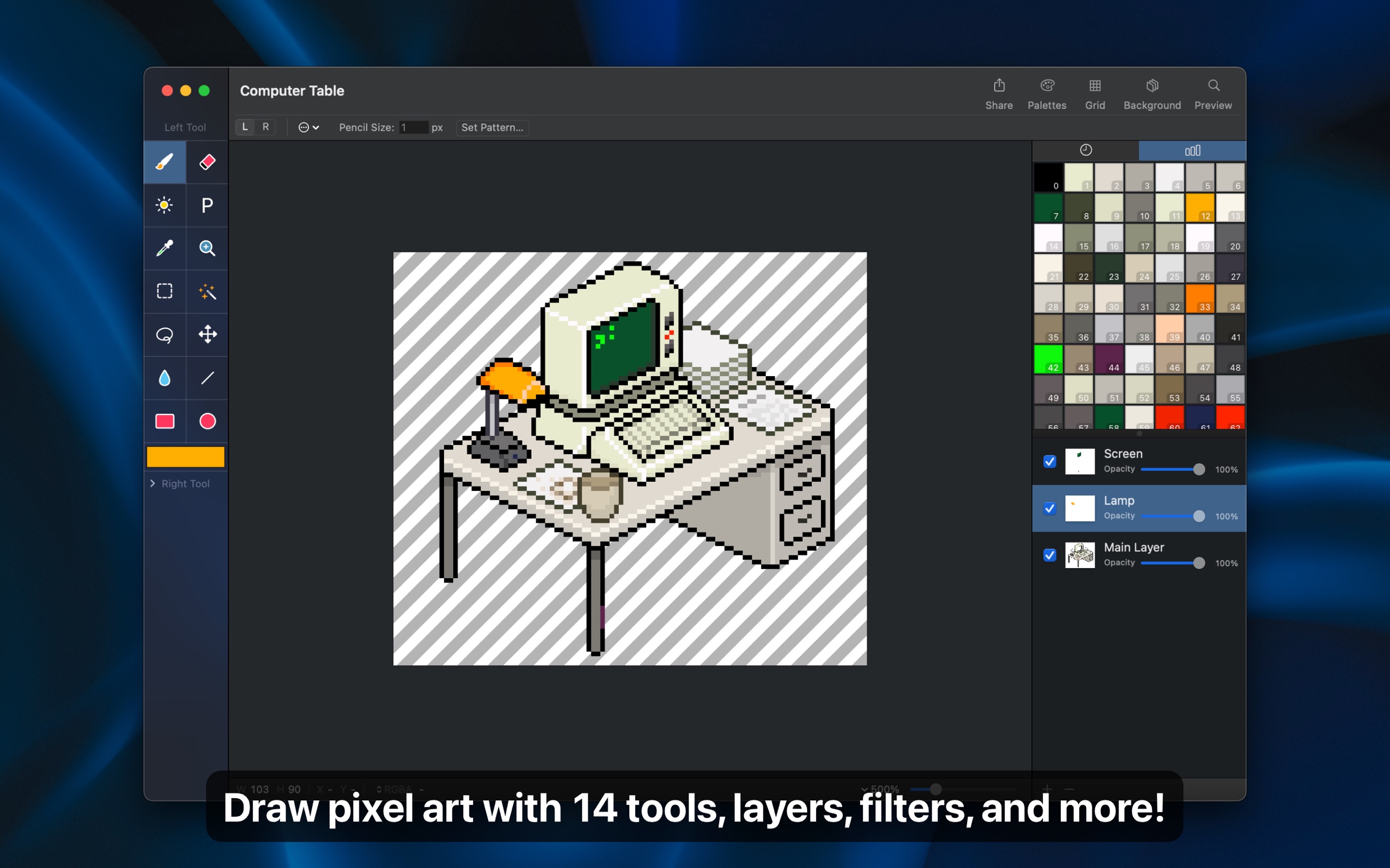 Pixen 5.6.2 screenshot