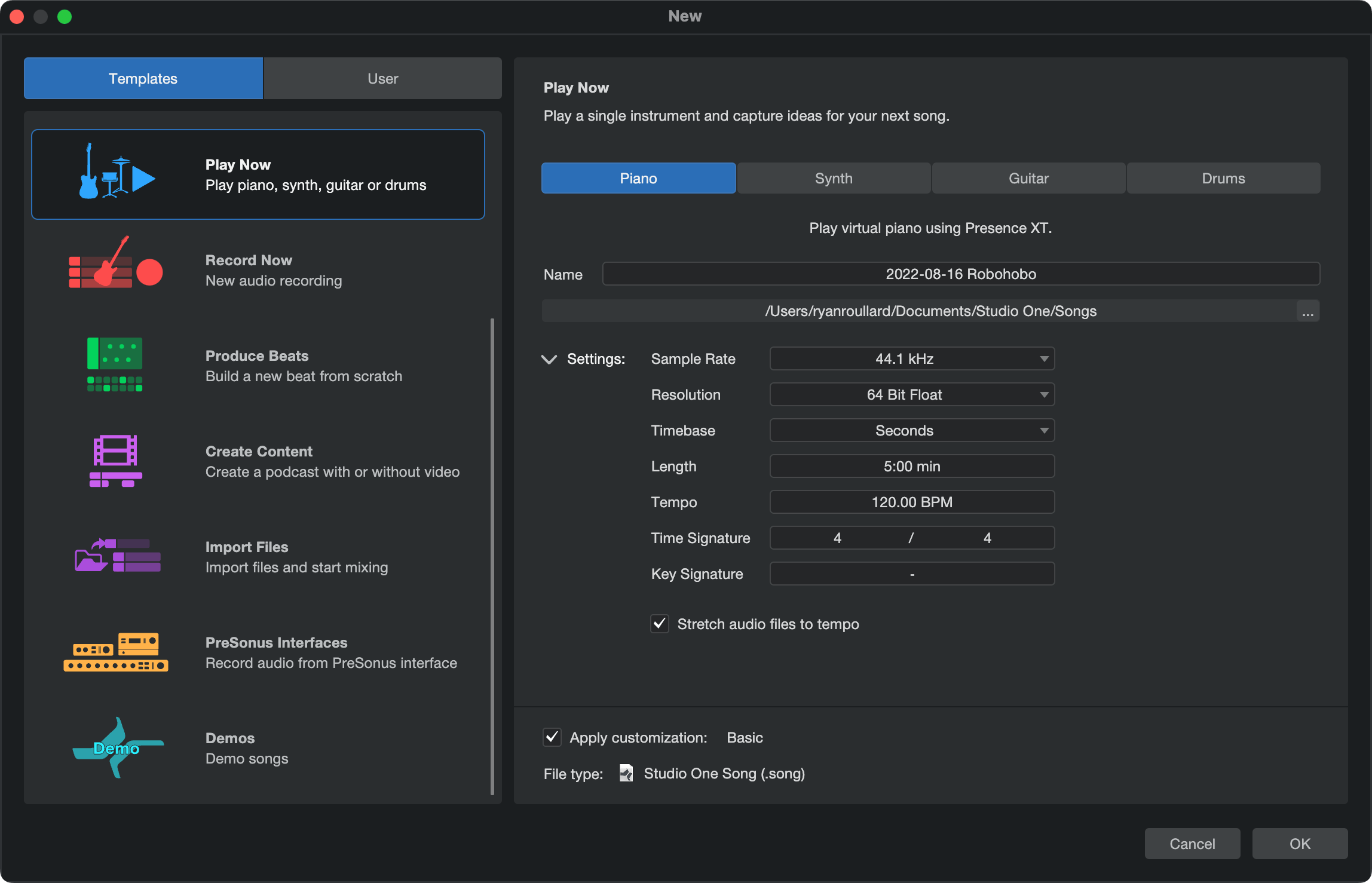 PreSonus Studio One Pro 7 v7.0.0 screenshot