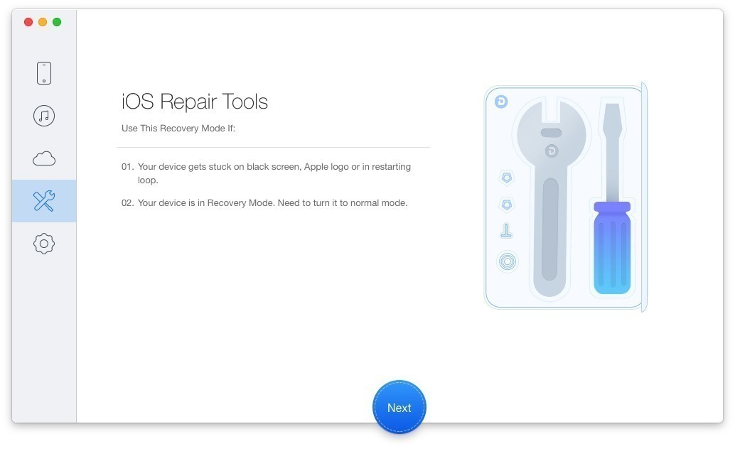 Primo iPhone Data Recovery 2.3.0 – iOS data-recovery tool. screenshot
