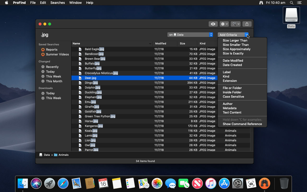 ProFind 1.41 screenshot