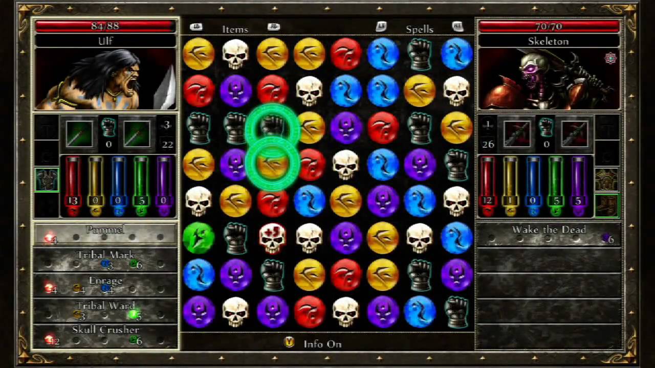 Puzzle Quest 2 1.0.1009 – Escape to a puzzle game fantasy world filled with amazing creatures. screenshot