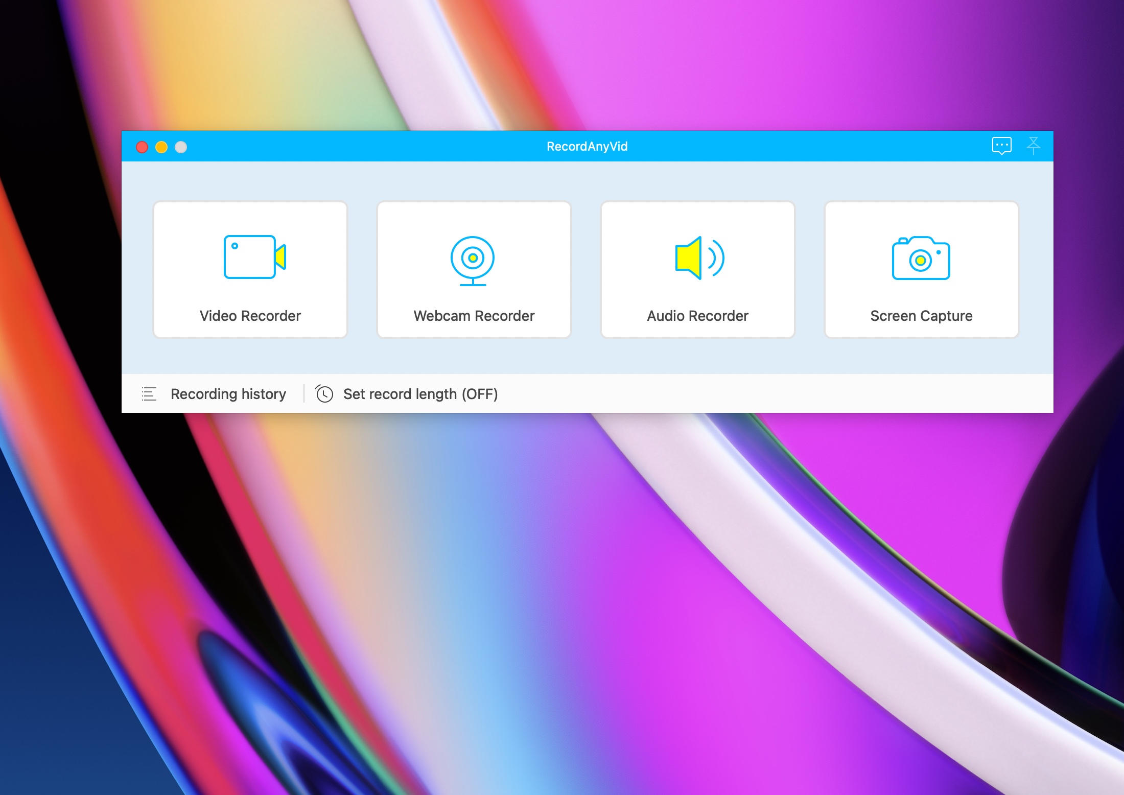 RecordAnyVid 1.0.30.2114 screenshot
