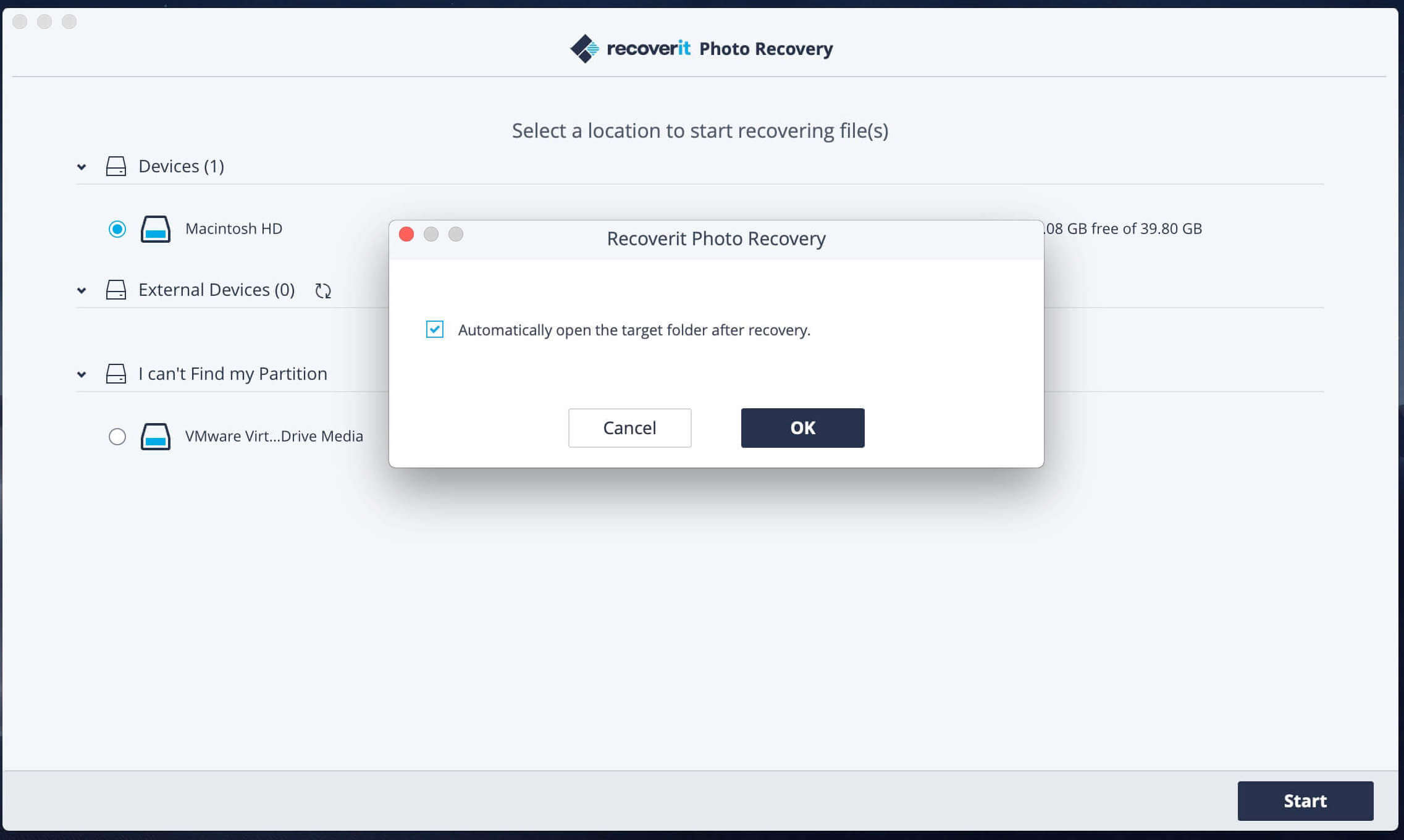 Recoverit Photo Recovery Ultimate 8.2.1.4 screenshot