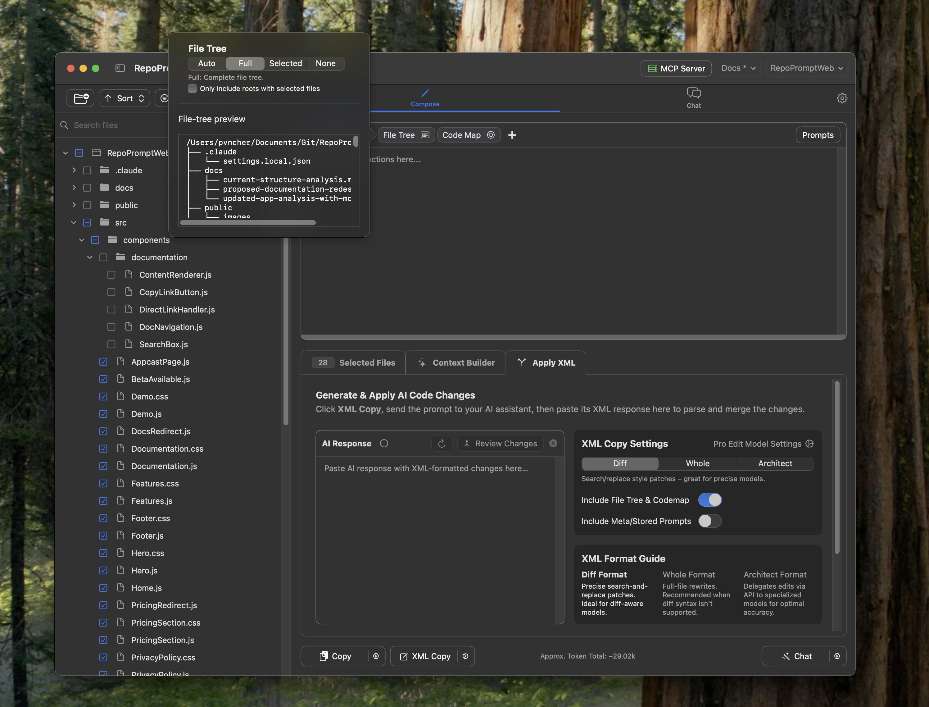 Repo Prompt 1.4.2 screenshot