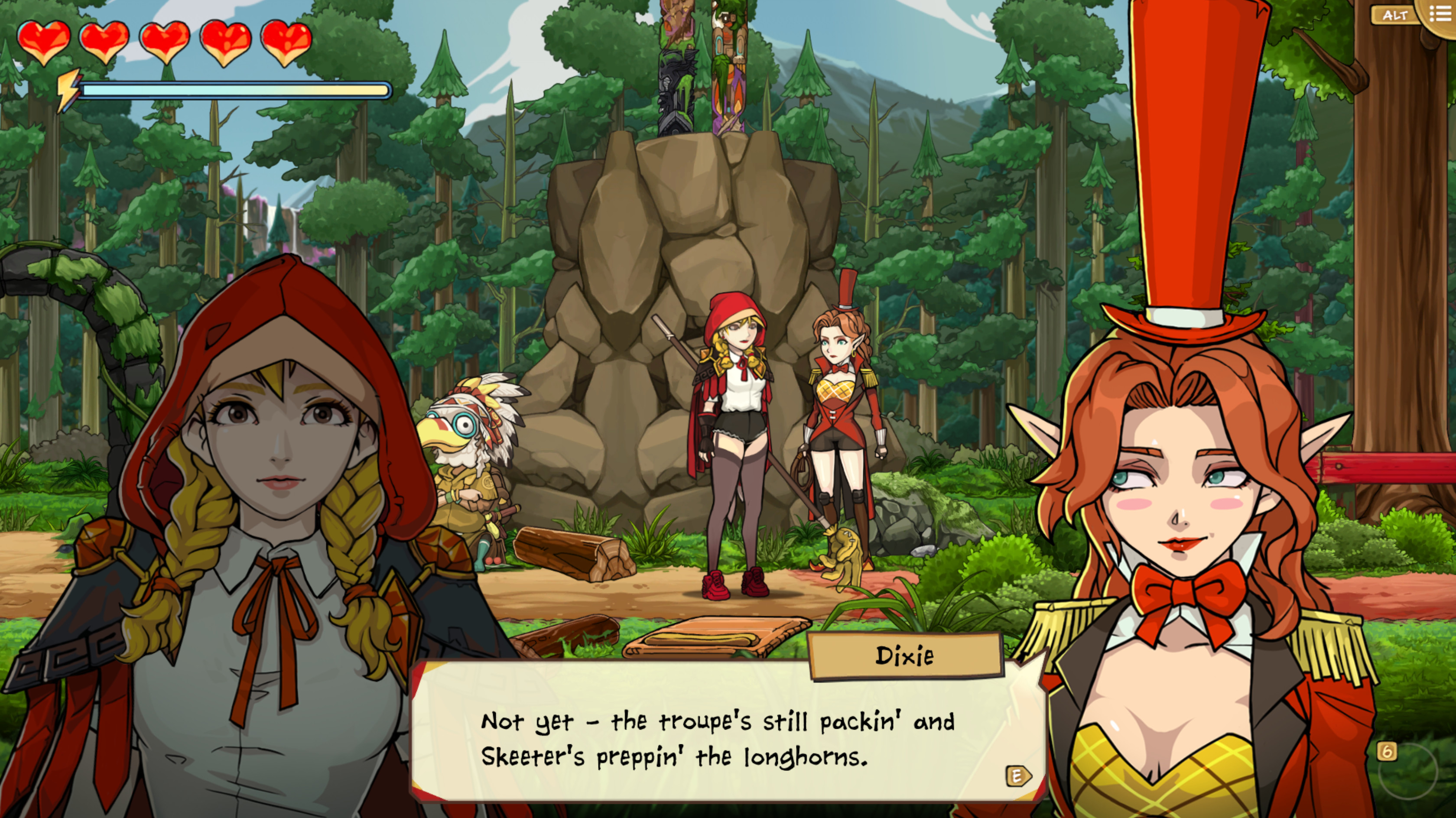 Scarlet Hood and the Wicked Wood (2021) screenshot