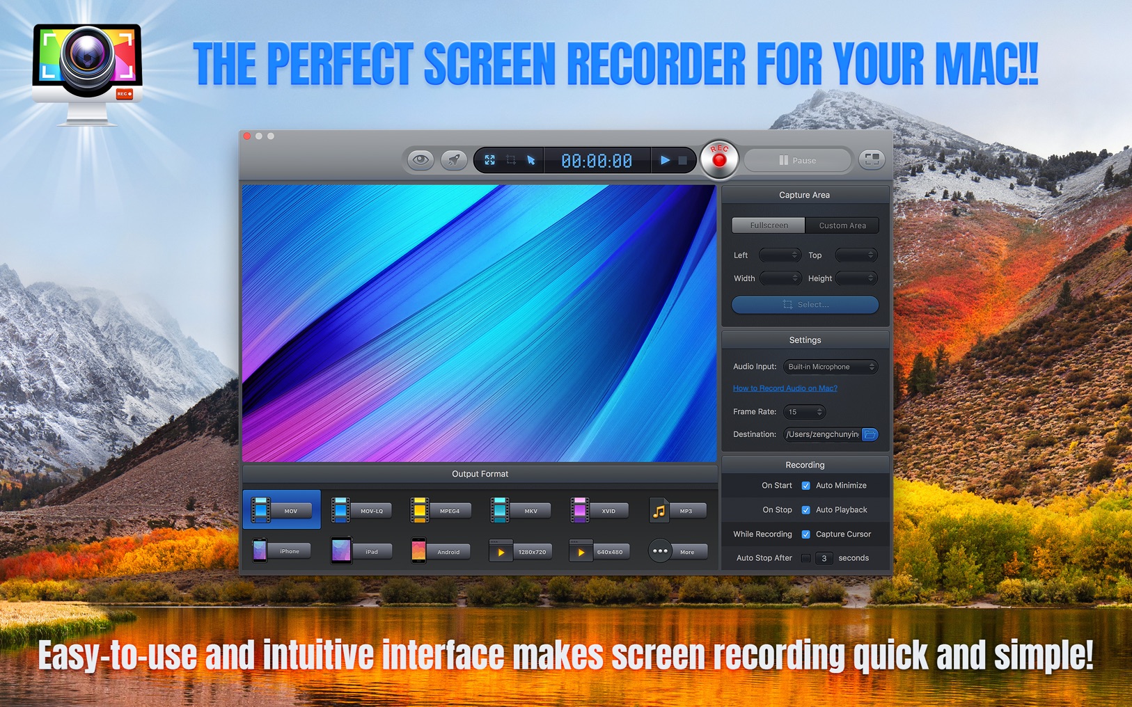 Screen Recorder HD Pro 3.1.6 screenshot