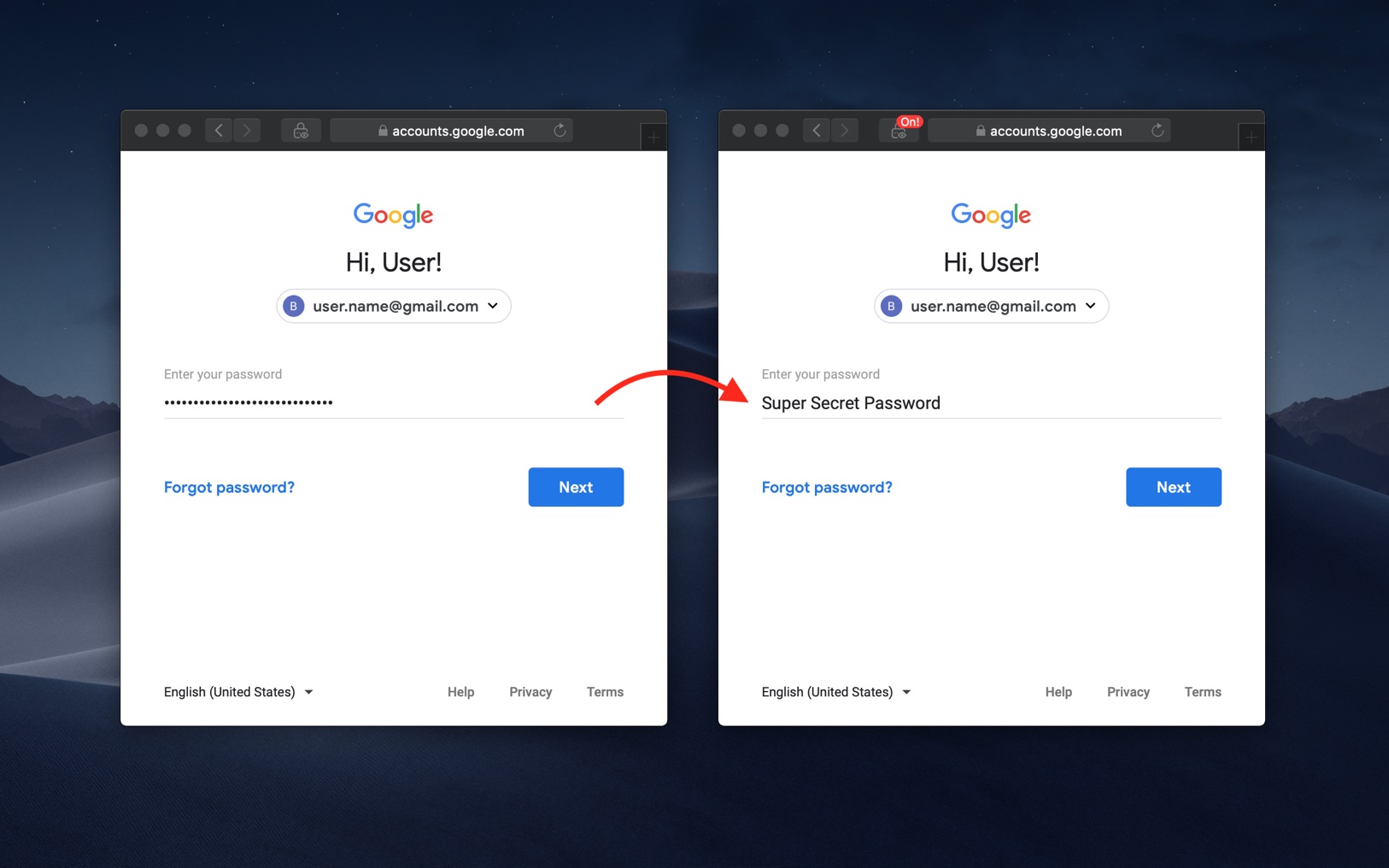Show Passwords for Safari 1.1 screenshot