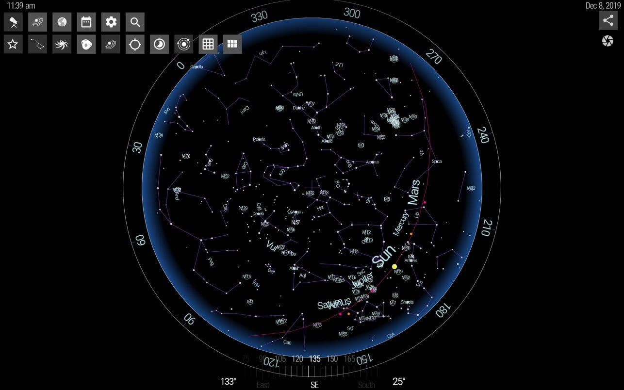 SkyORB 2021 Astronomy 2021.12.10 screenshot