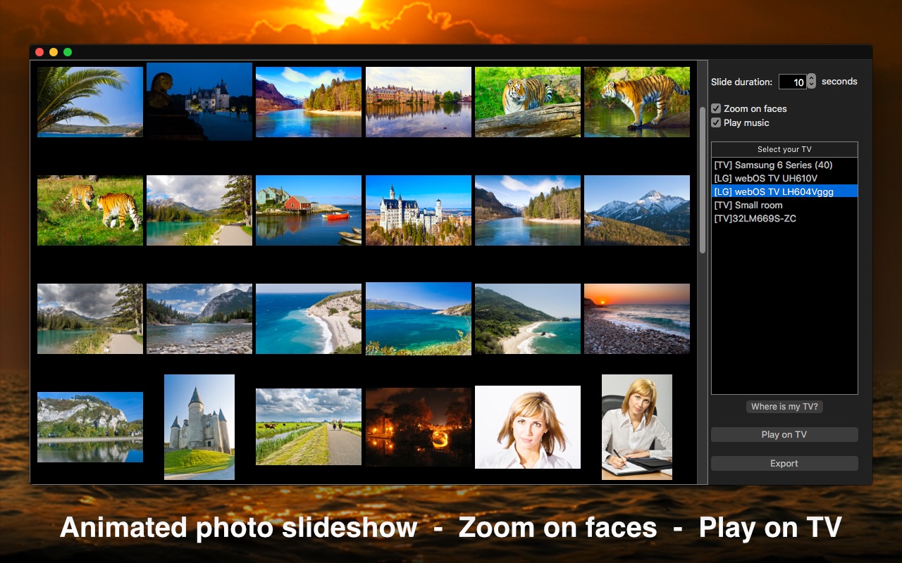 SlideFlow 1.0.2 – Slideshow on TV. screenshot