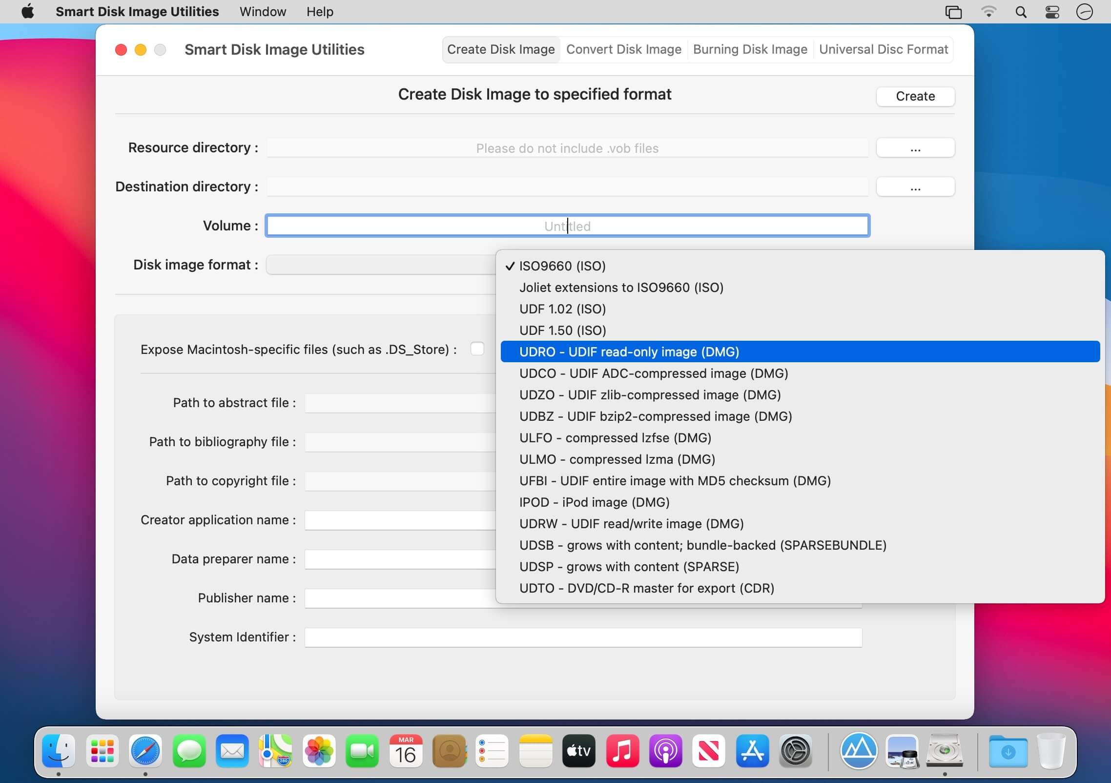 Smart Disk Image Utilities 3.1.1 screenshot