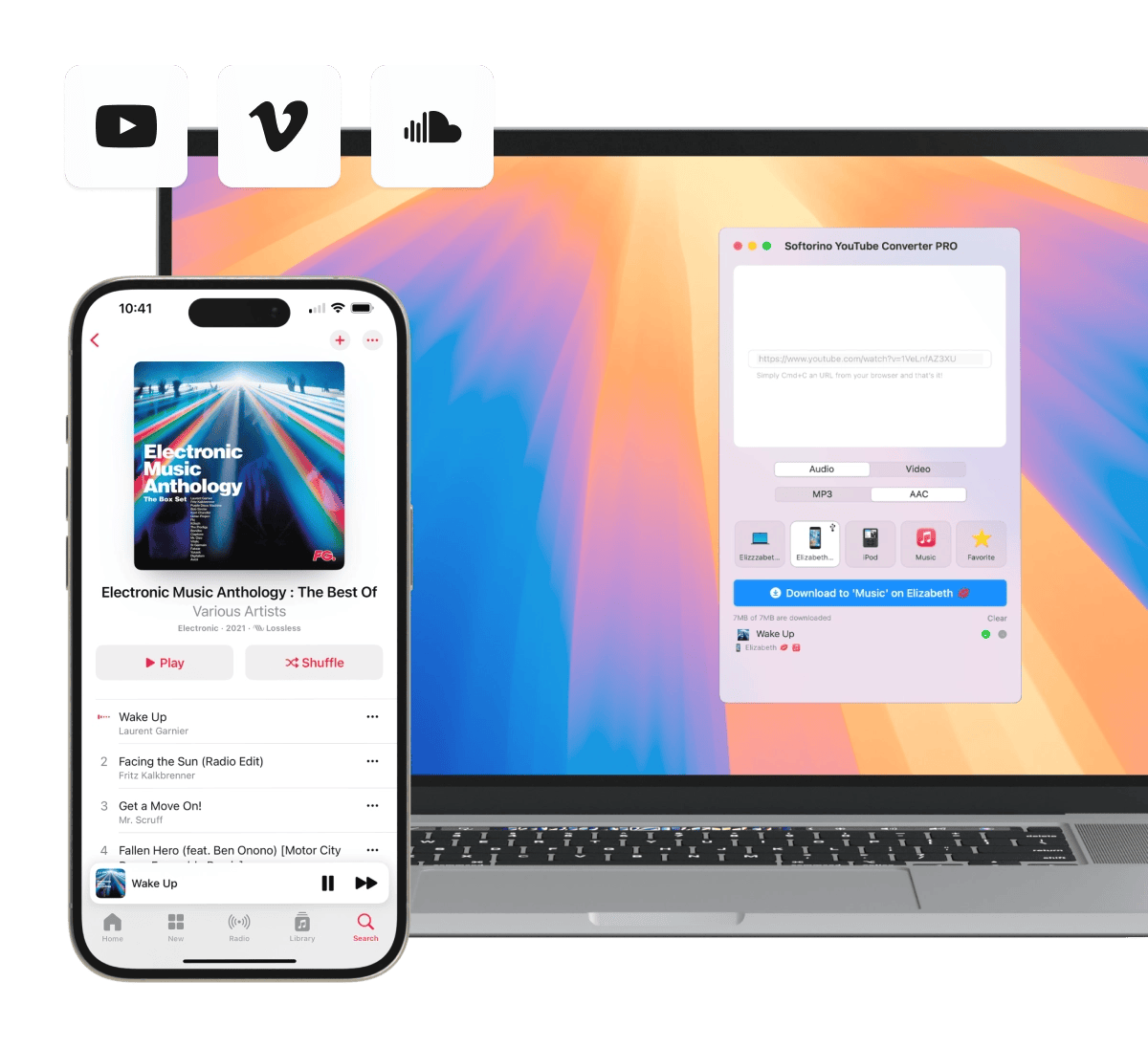 Softorino YouTube Converter Pro 5.1.13 screenshot