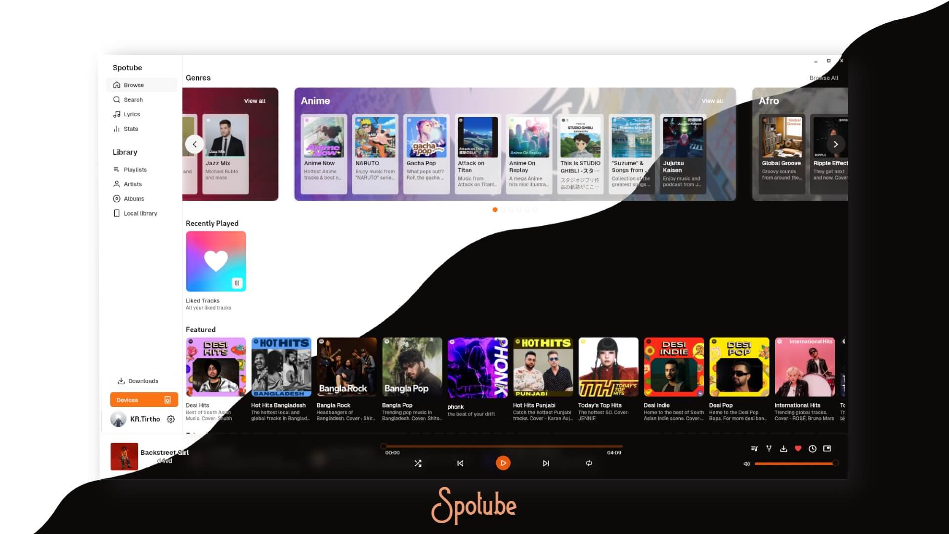 Spotube 4.0.2 screenshot
