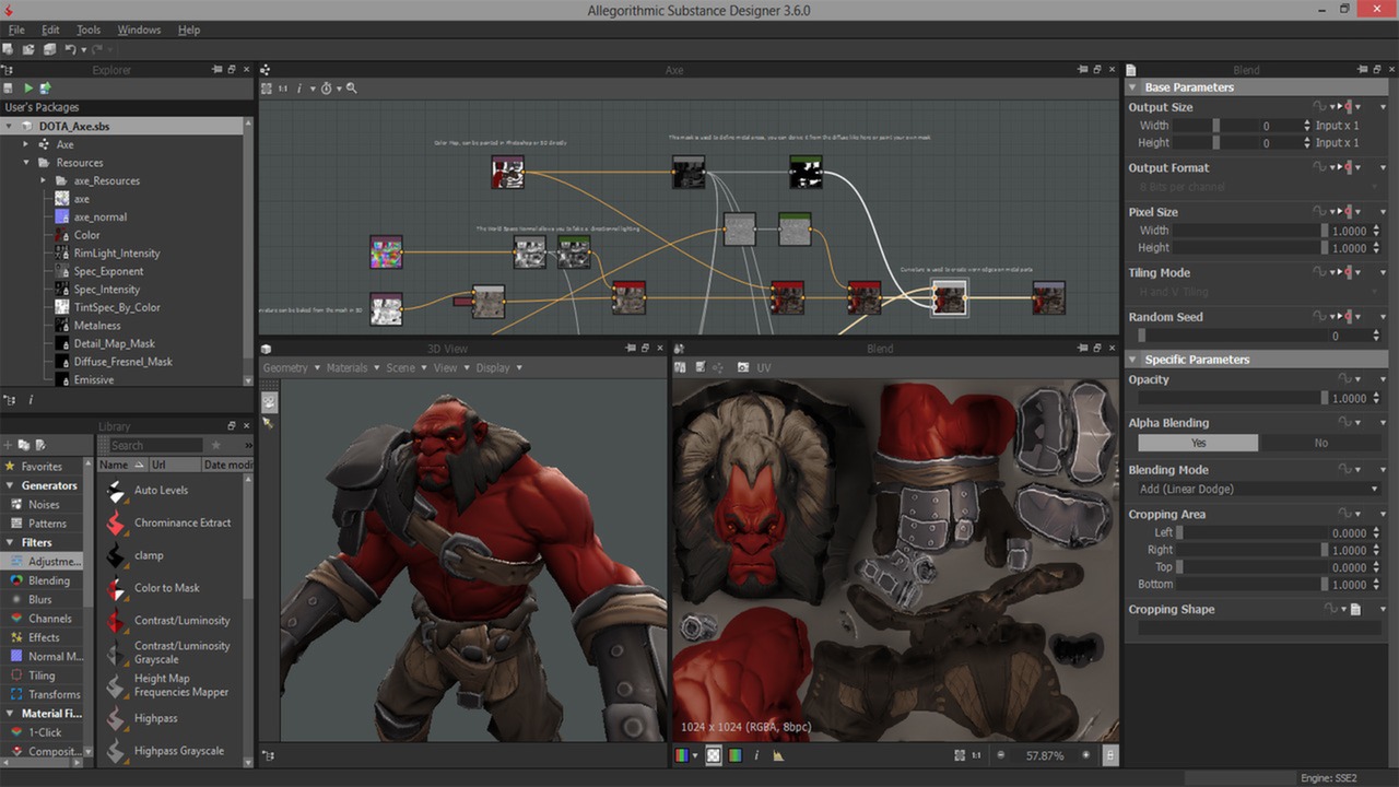 Substance Designer 11.1.2 screenshot