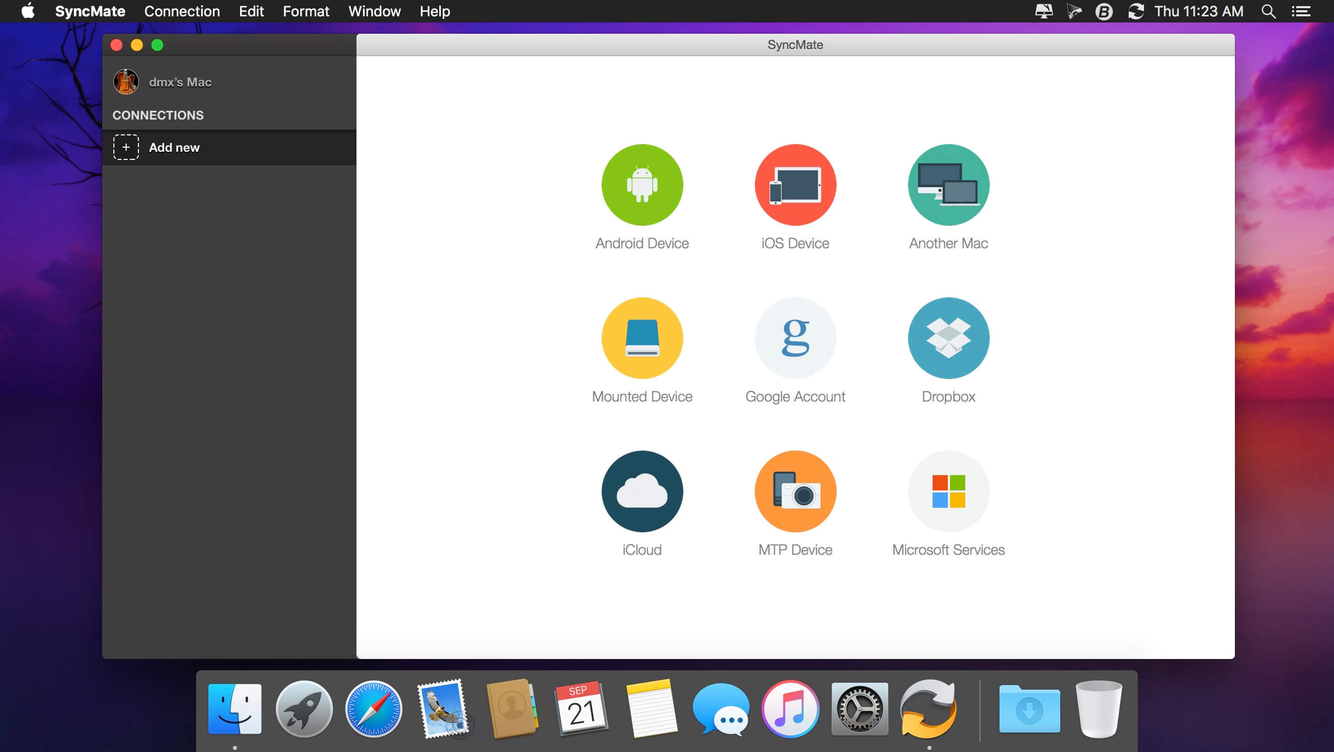 SyncMate 7.3 – Sync your Mac with Android, iOS, other Macs, and more. screenshot