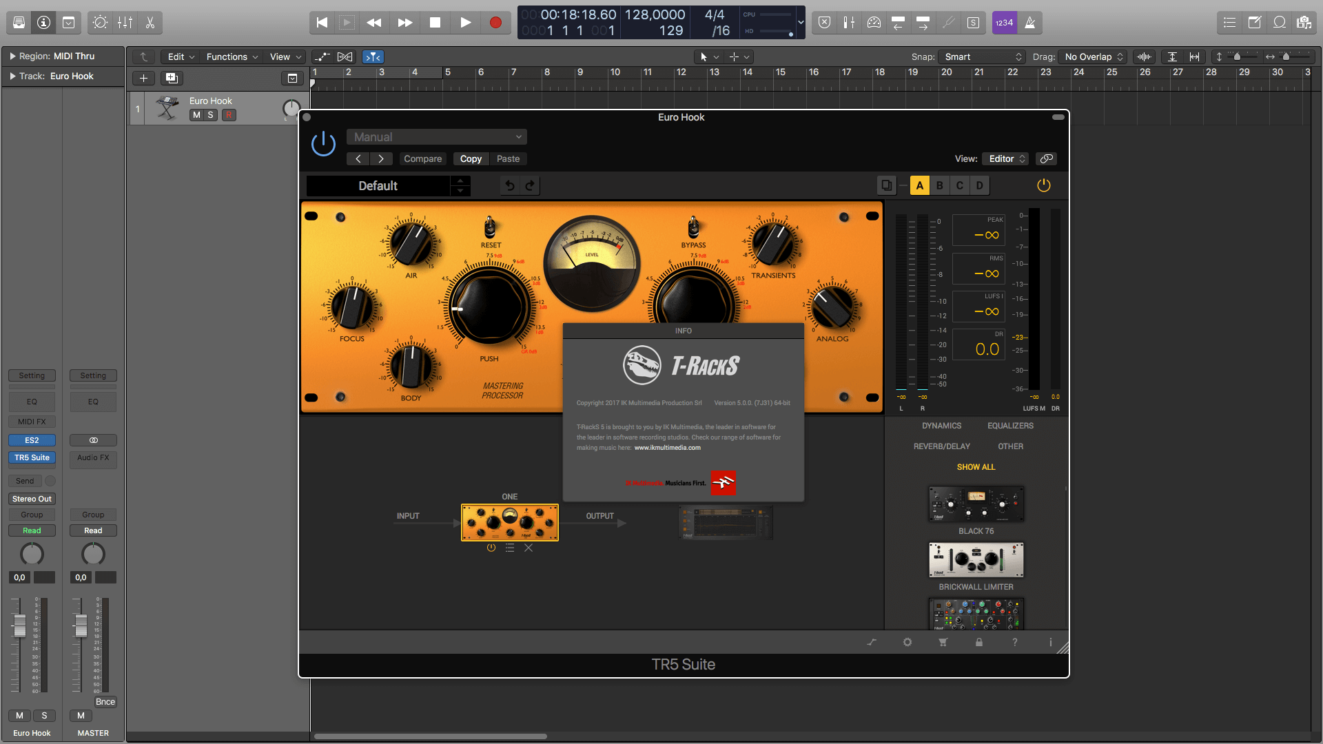 IK Multimedia T-RackS 6 MAX 6.3.2 screenshot