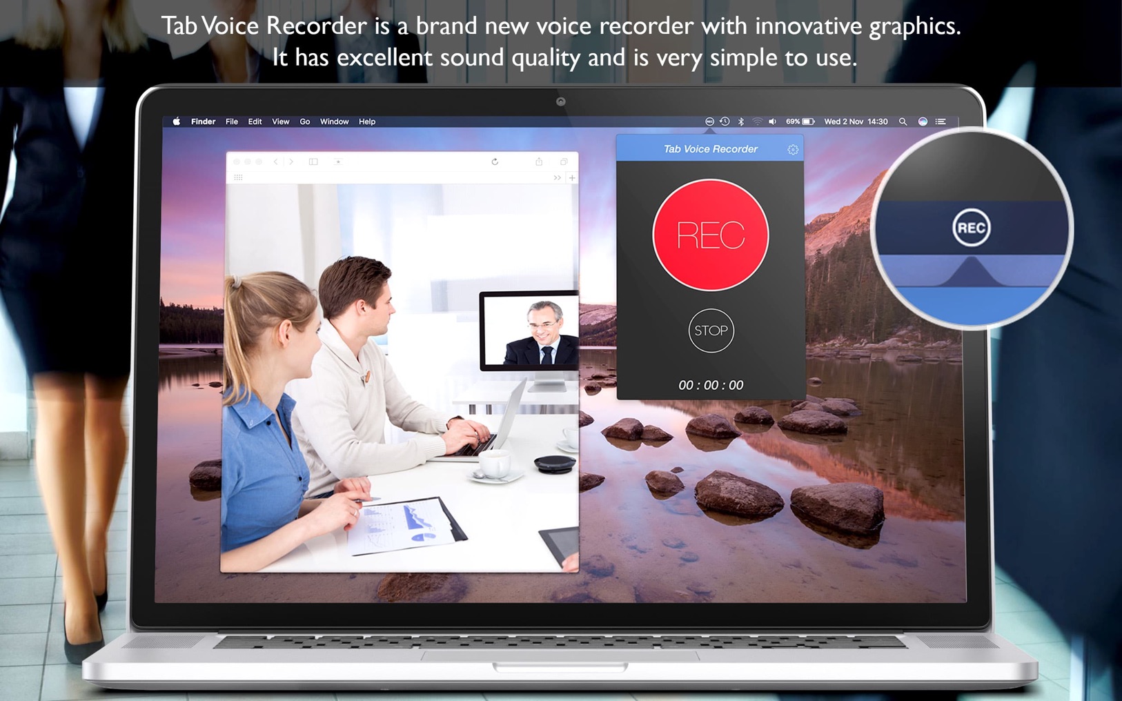 Tab Voice Recorder Pro 1.4 screenshot