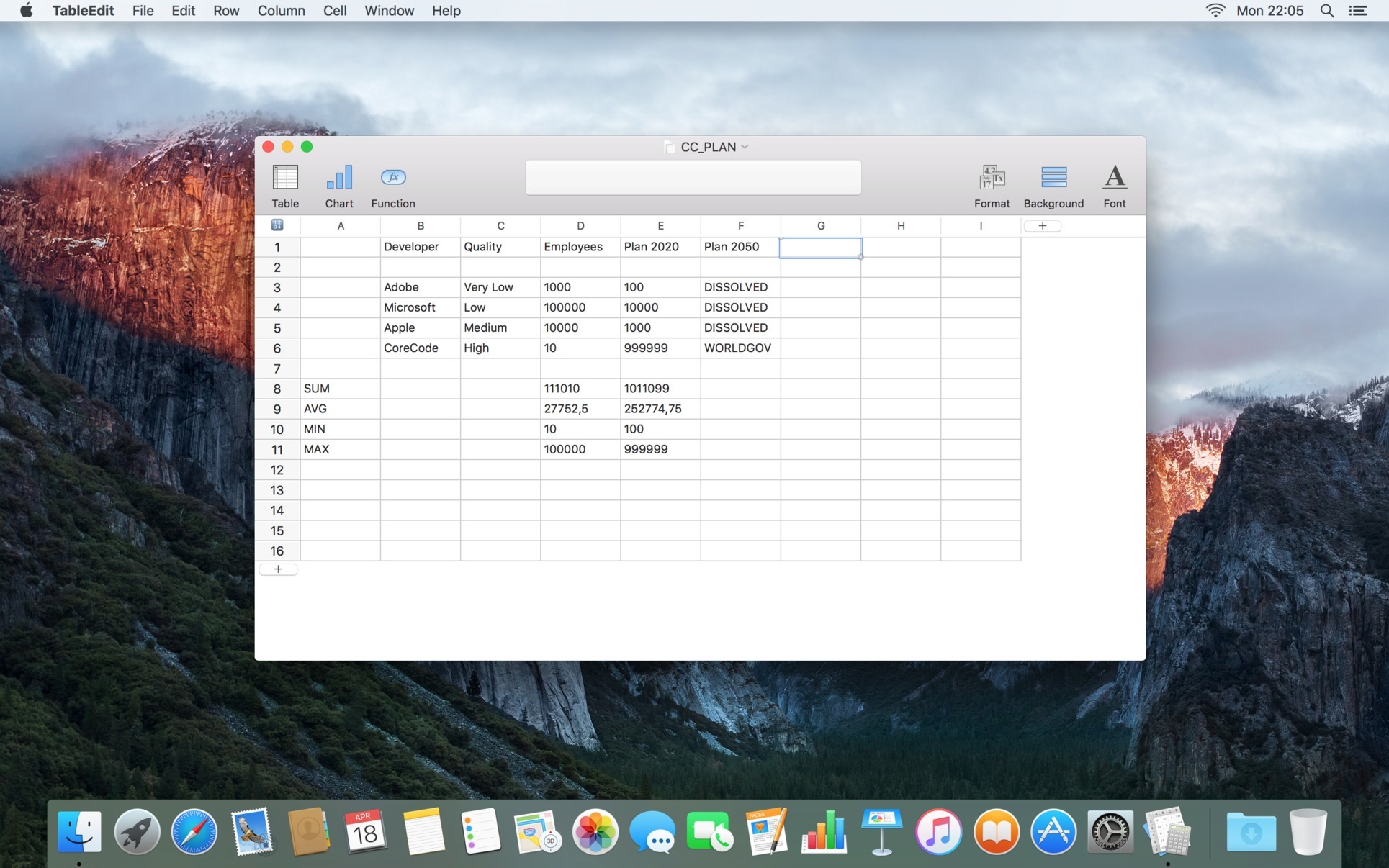 TableEdit Pro 1.3.0 – Simple, clean, and elegant spreadsheet editor. screenshot