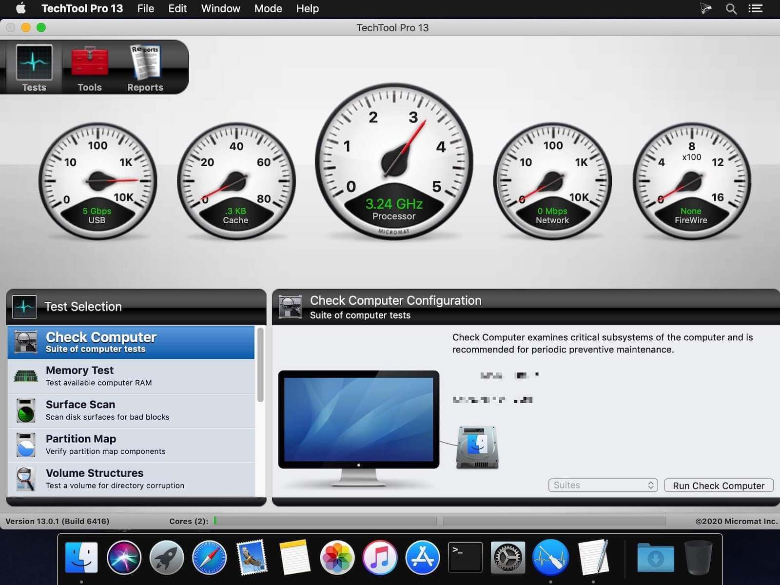 Techtool Pro 12.0.4 Build 6219 screenshot