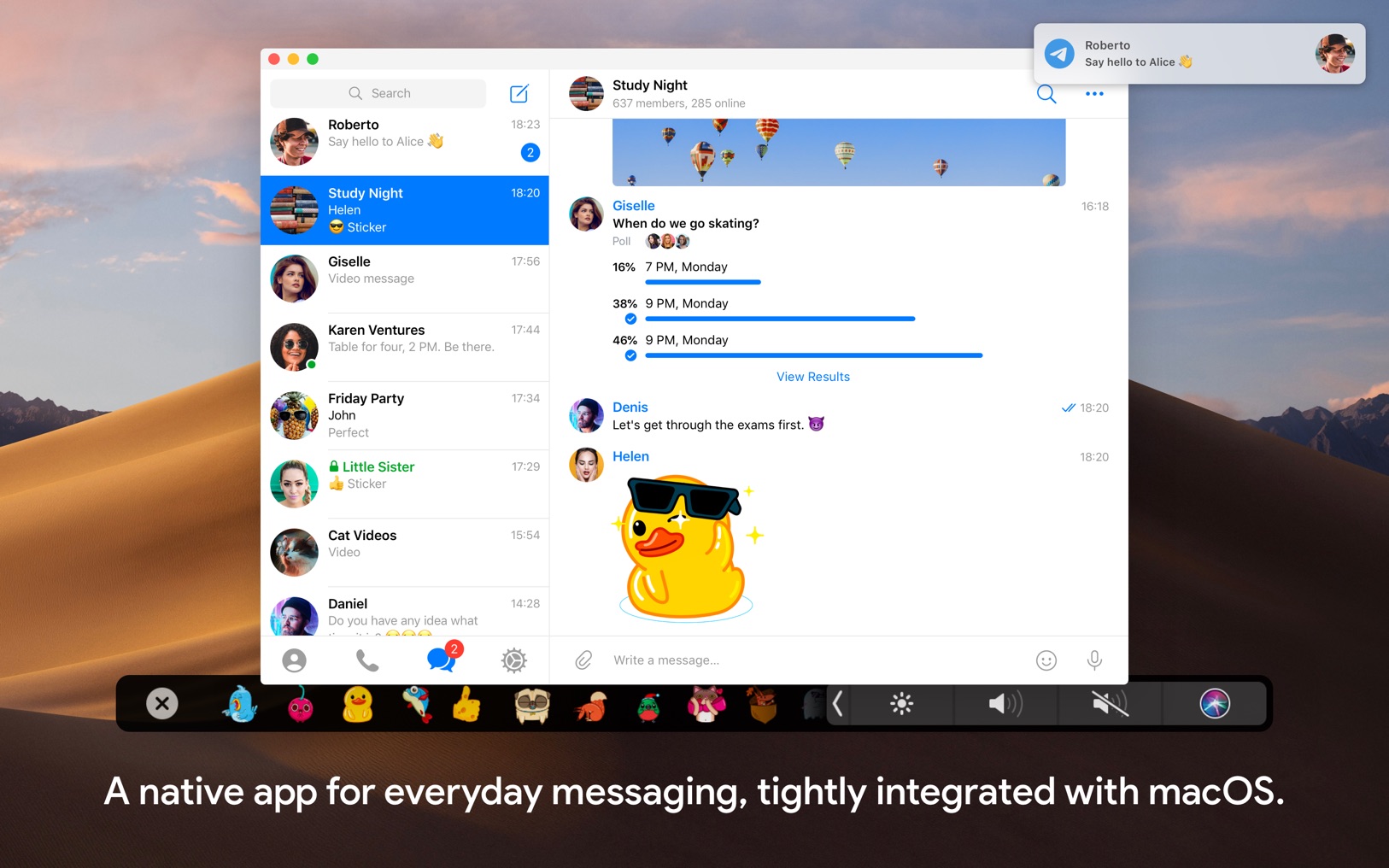Telegram 8.4 screenshot