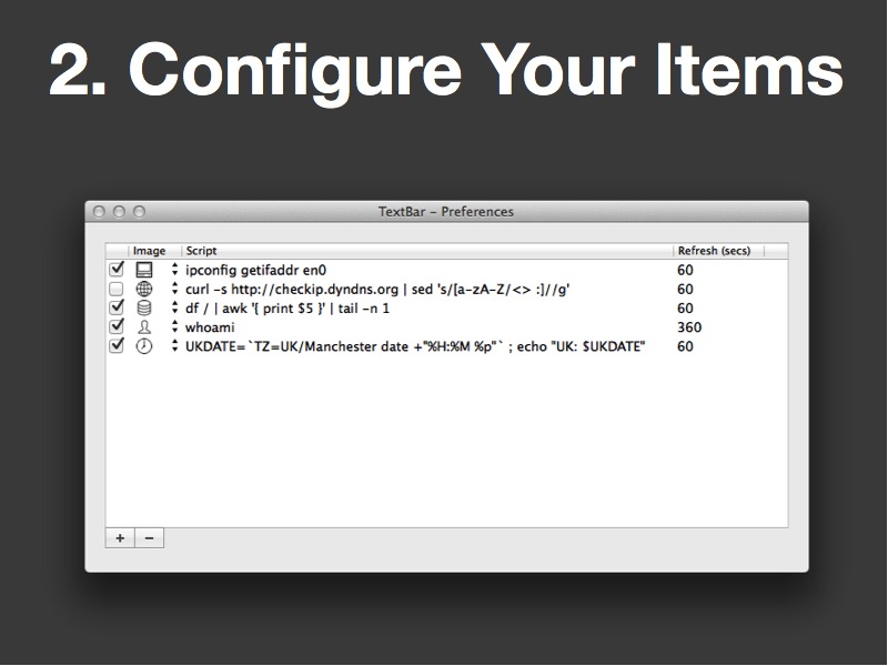 TextBar 3.5.6 screenshot