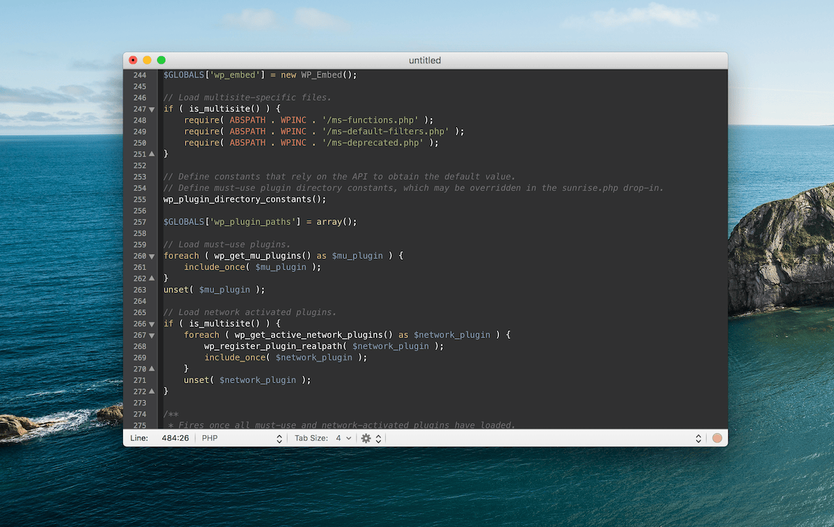 TextMate 2.0.23 screenshot