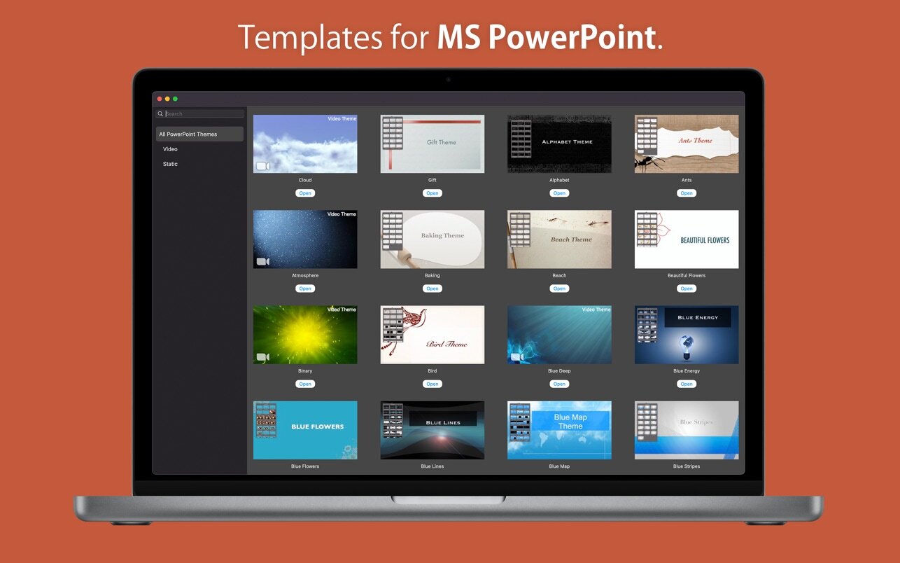 Themes for MS PowerPoint 4.0.2 – MS PowerPoint templates app. screenshot