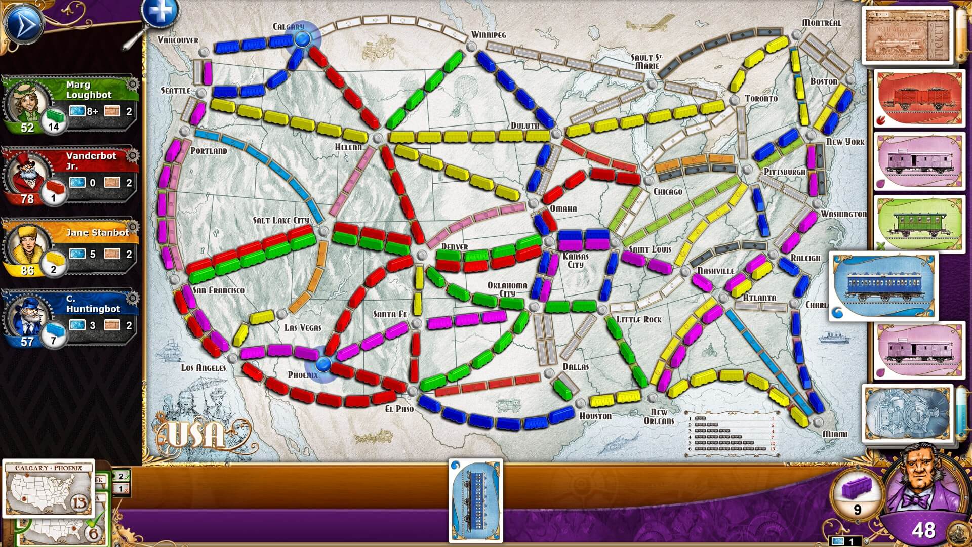 Ticket to Ride 2.7.9.6736 (39486) screenshot
