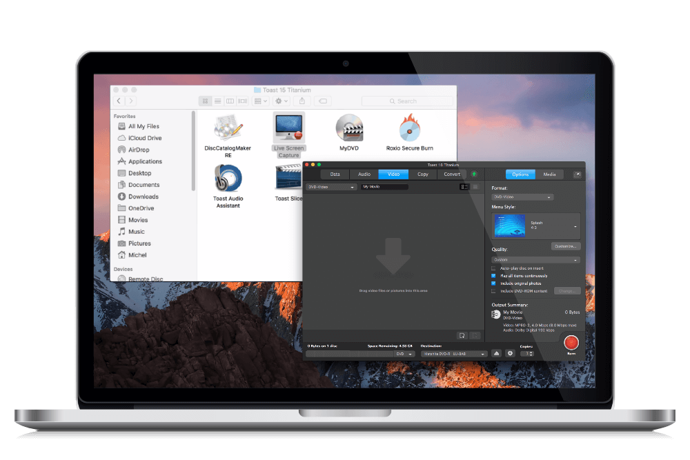 Toast Titanium 17.1 – The ultimate media toolkit. screenshot