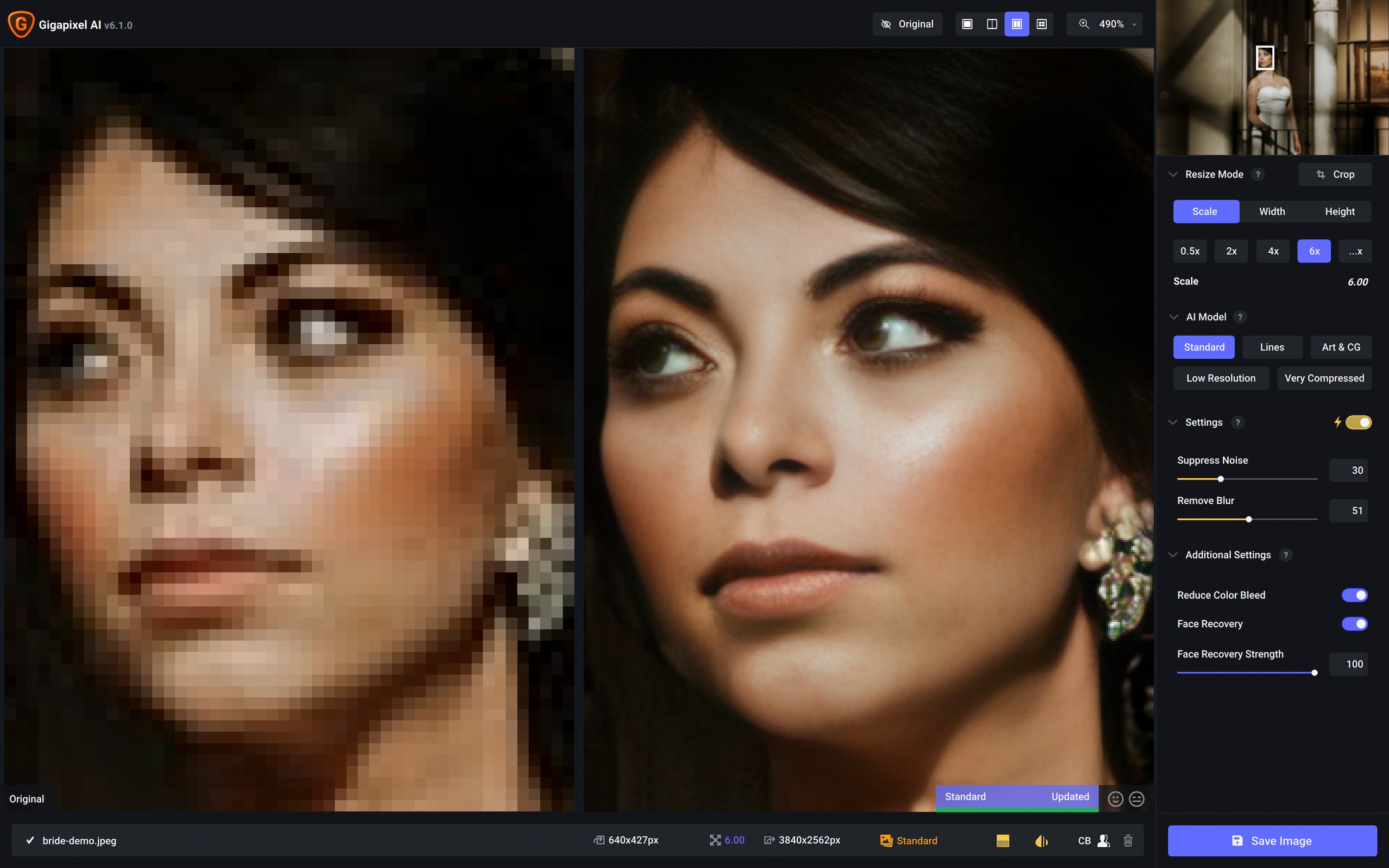 Topaz Gigapixel AI 8.4.3 screenshot