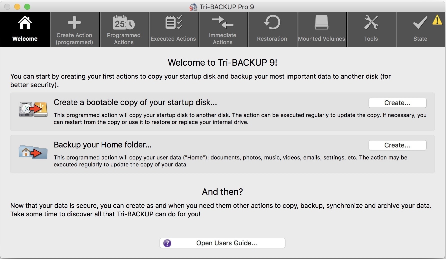 Tri-BACKUP 8.1.7 – Automatically backup files on multiple machines. screenshot