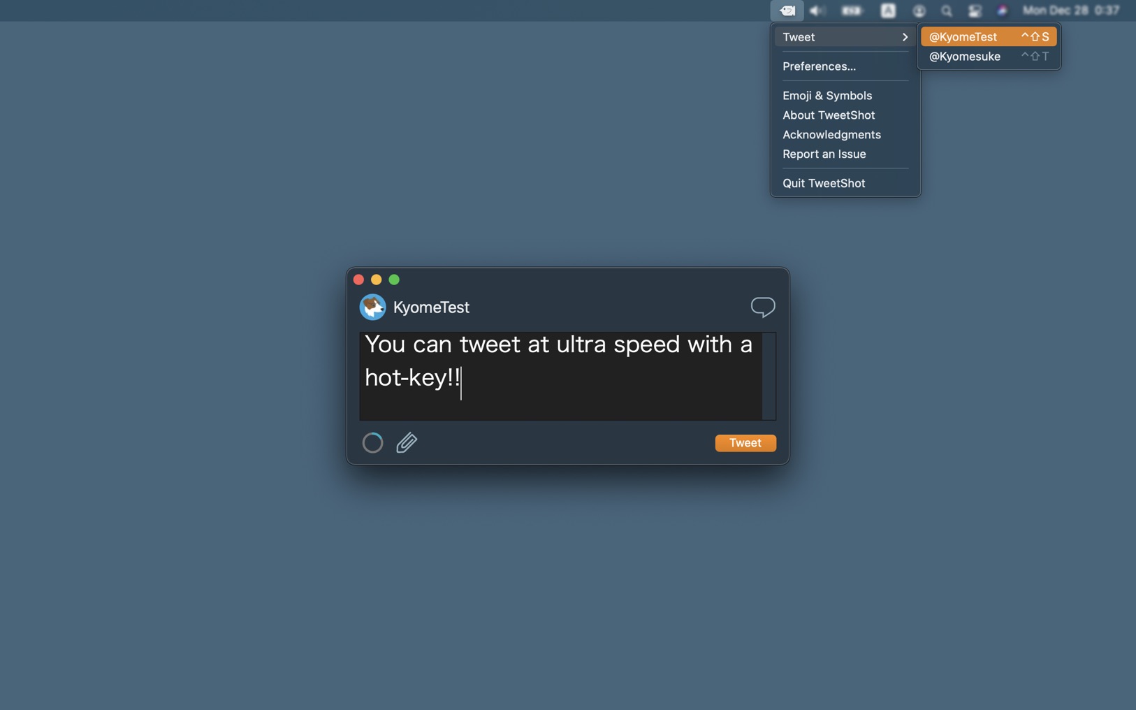TweetShot 4.9.1 screenshot