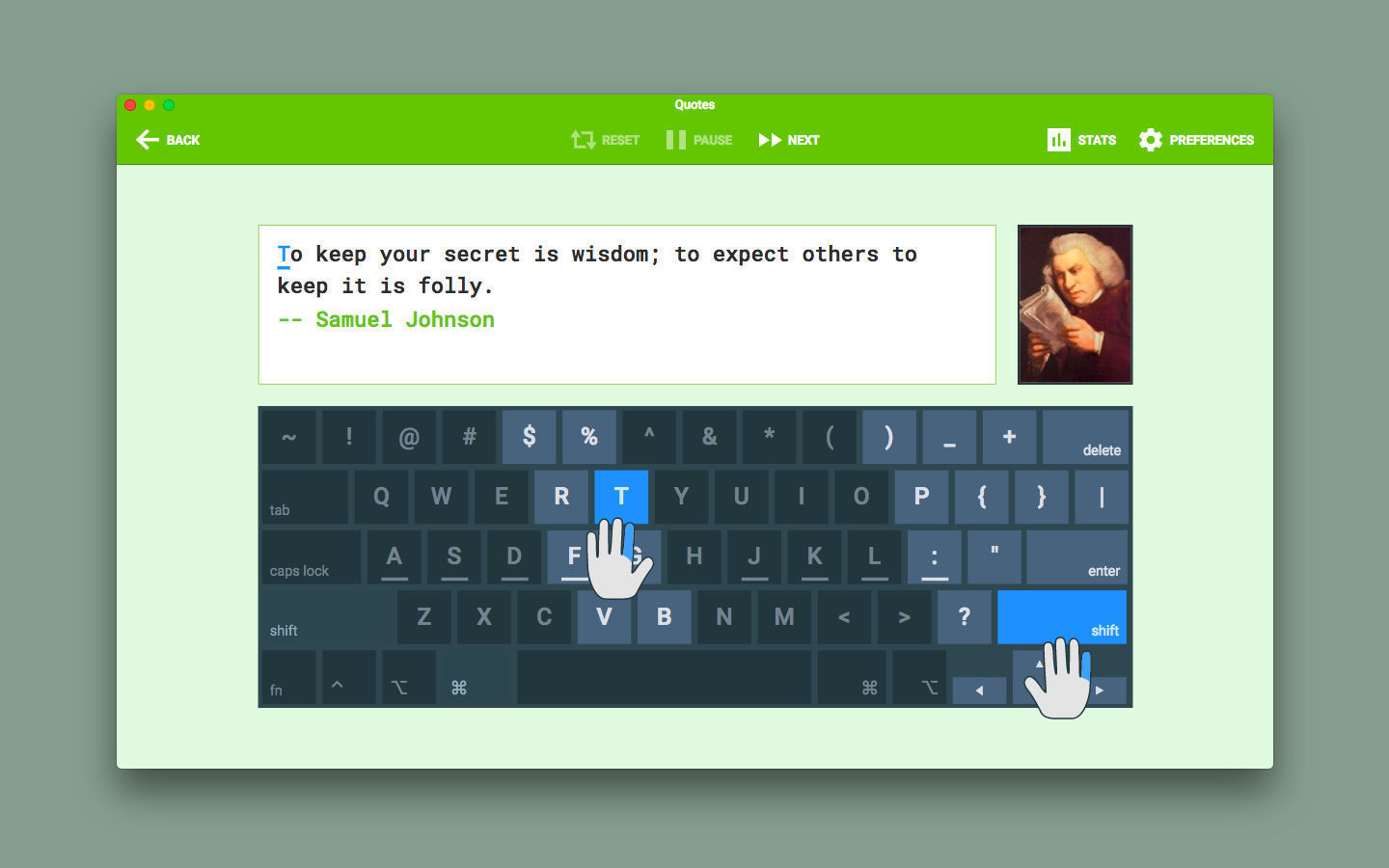 Type Fu 4.8.0 screenshot