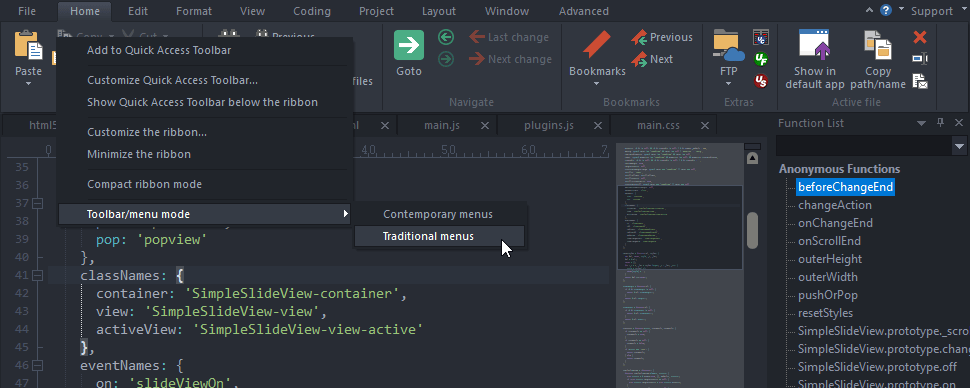 UltraEdit 18.00 – Mac version of the Windows text editor. screenshot