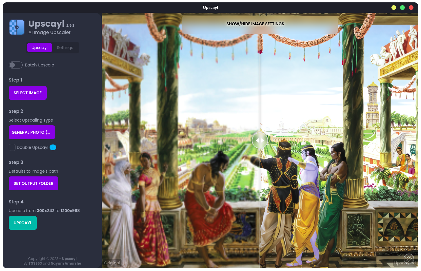 Upscayl – Free AI Image Upscaler 2.15 screenshot