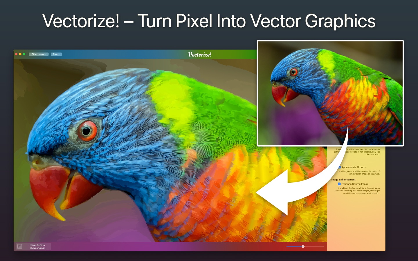 Vectorize! 1.1 screenshot