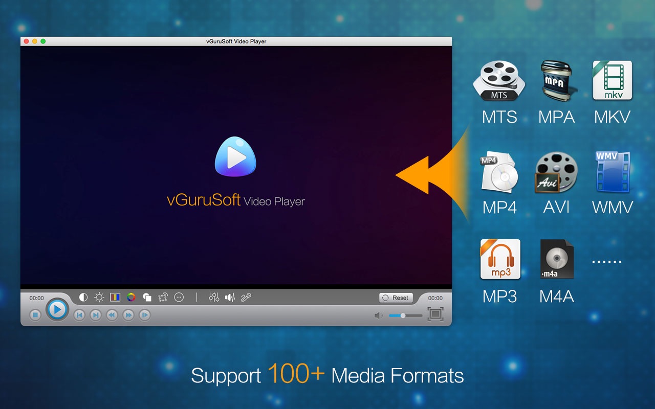 vGuruSoft Video Player 1.6.0 screenshot