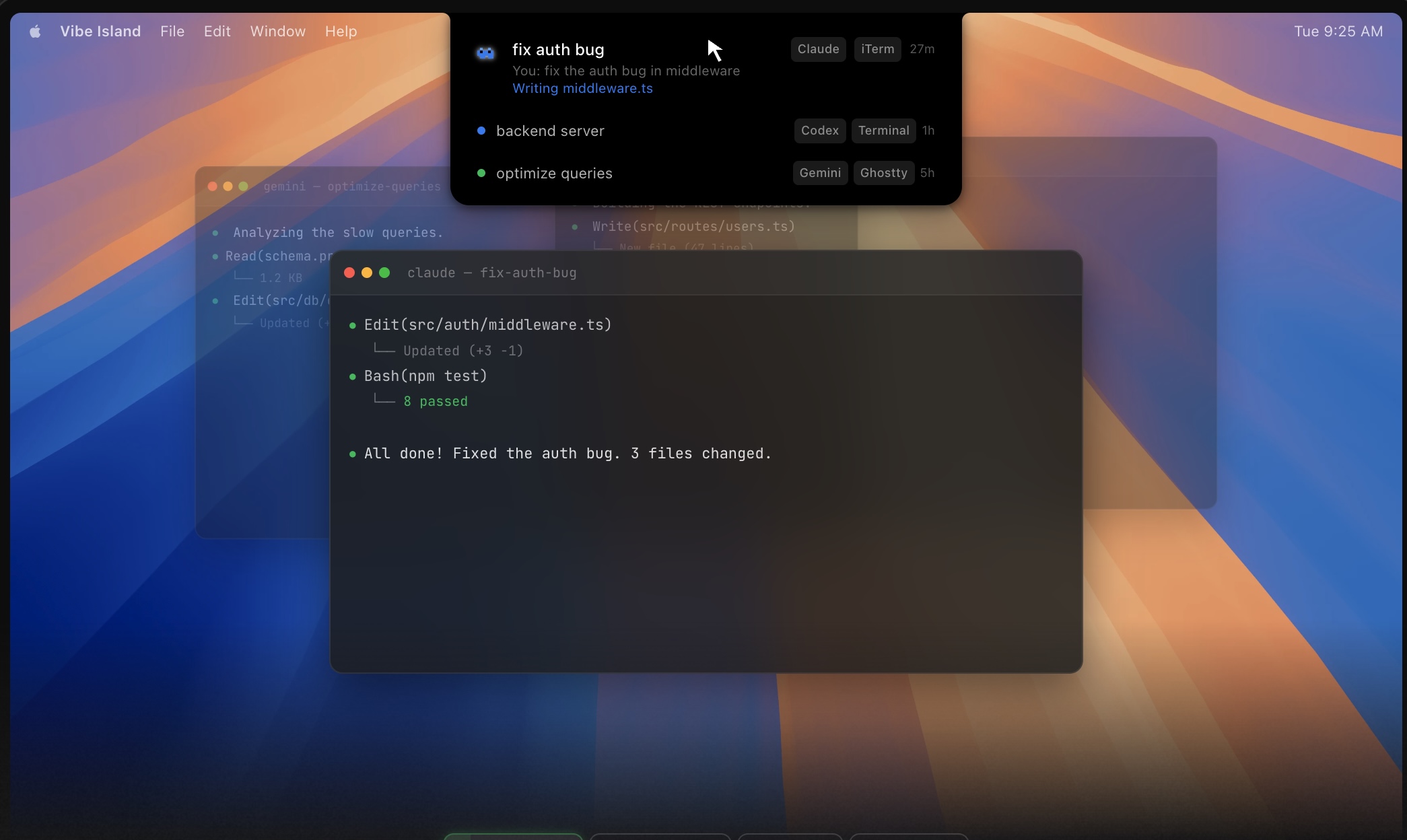 Vibe Island 1.0.42 screenshot