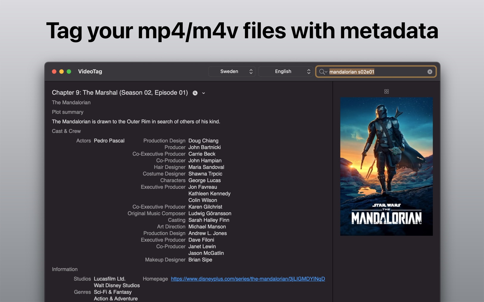 VideoTag 1.2 screenshot